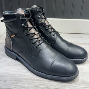 Pikolinos York M2M Black Leather Ankle Boot Men's Size 46 US 13